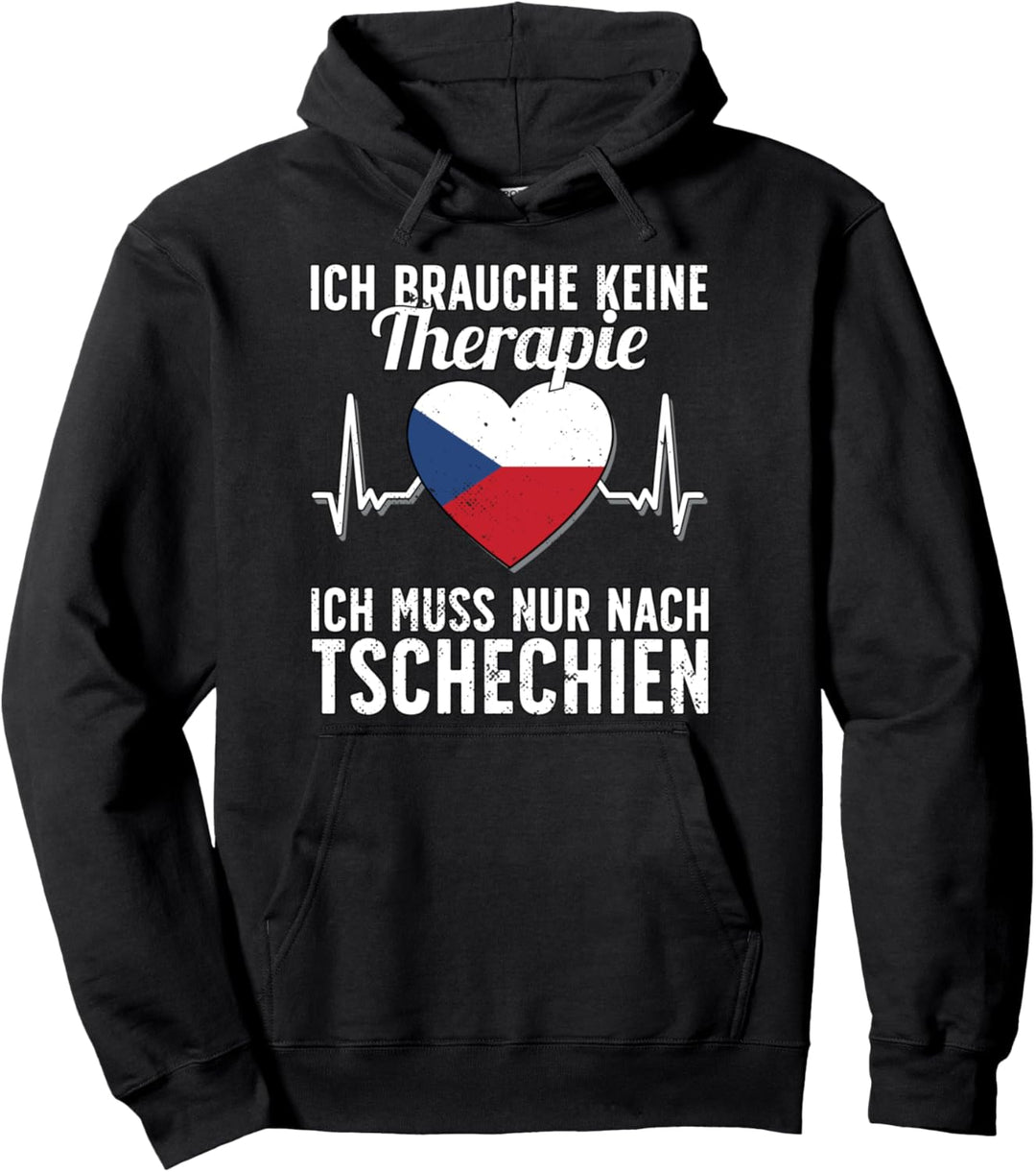 Tschechische Flagge I Tschechien Urlaub I Tschechien Pullover Hoodie