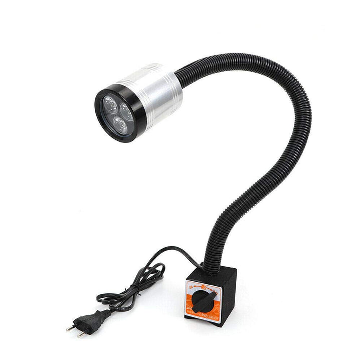 Maschinenlampe mit Magnetfuss, 6W CNC Drehmaschine Magnetische Schwanenhals LED Arbeitsleuchte Flexi
