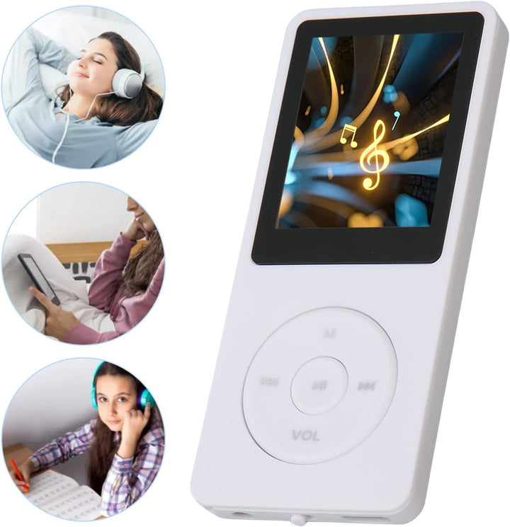 8 GB MP3 MP4 Player, Tragbarer Musik Player mit 1,8 Zoll TFT HD Bildschirm, Walkman Sportmusik Playe