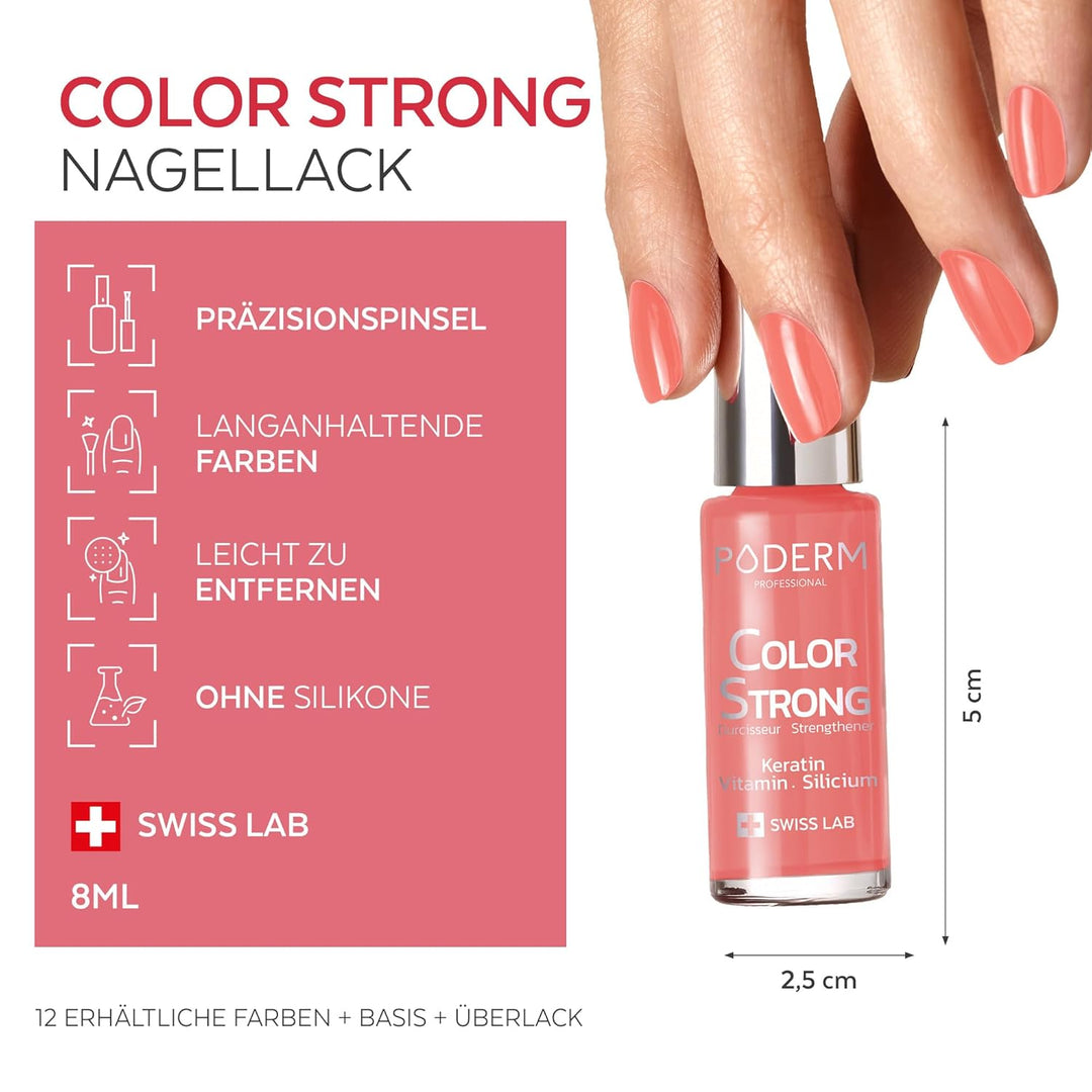 Nagelhärter Lack mit Biotin, Silizium und Keratin - Stärkt und repariert beschädigte, geschwächte, b