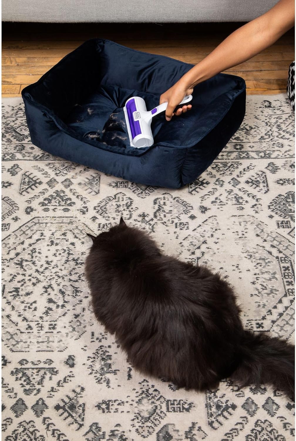 BLACK+DECKER HMSCT0001-XJ Tierhaarentferner, Rolle, Hunde- und Katzenhaare
