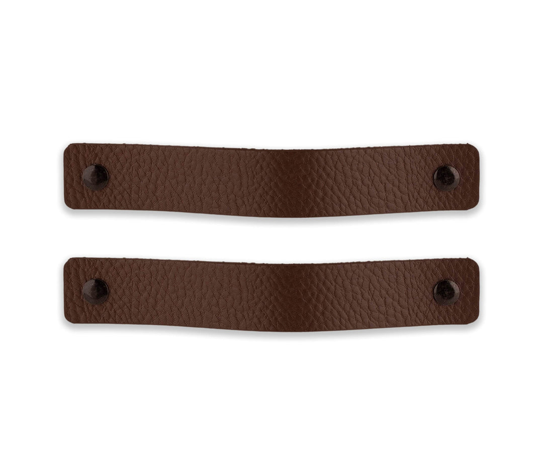 Brute Strength - Ledergriffe für Möbel - Braun - 2 Stück - 20 x 2,5 cm - Schrankgriff, Türgriff für