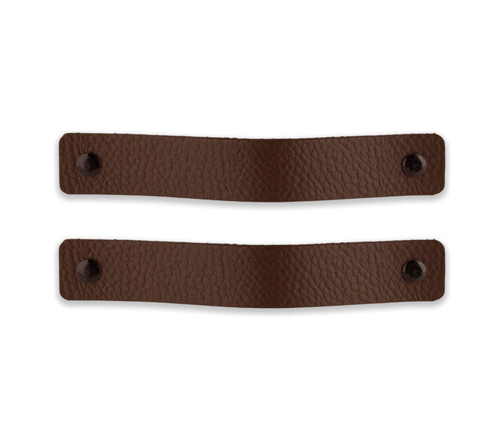 Brute Strength - Ledergriffe für Möbel - Braun - 2 Stück - 20 x 2,5 cm - Schrankgriff, Türgriff für