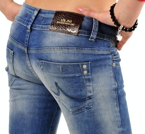 LTB Jeans - Damen - Molly - Low Waist - Slim Fit Jeans - Hosen 33W / 32L Maison Wash, 33W / 32L Mais