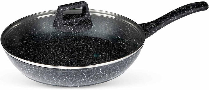 BEM 3‑tlg Pfannenset 20/24/28 cm Induktion geeignet – beschichtete Brat- und Universalpfannen mit Gl