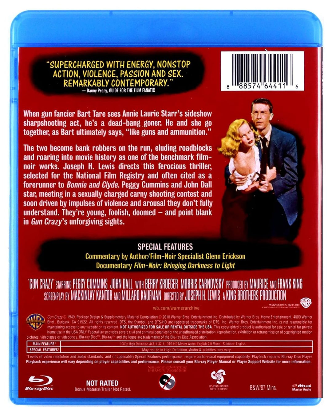 GUN CRAZY - GUN CRAZY (1 Blu-ray), Blu-ray