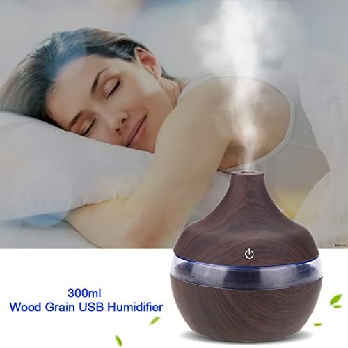 Luftbefeuchter mit Nachtlicht und Diffusor -SPA-Automatik-Aus für Wohnung, Büro und Zimmer - Wasserd