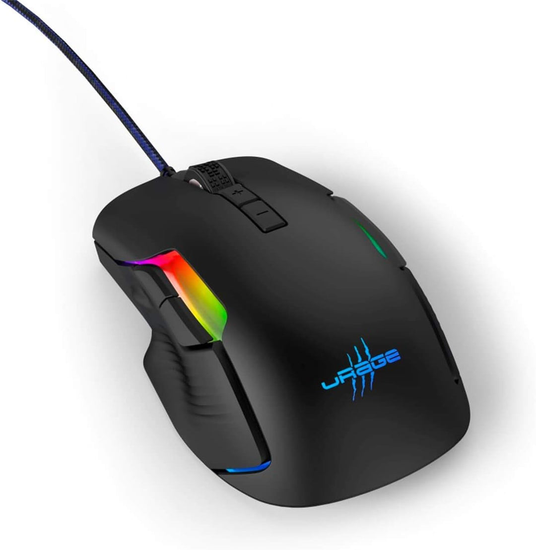 Hama Reaper 600 USB-Maus (optisch, 32000 DPI), Schwarz