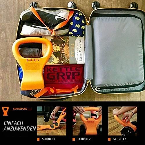 Kettlebell Grip Adjustable Portable Weight Travel Workout Equipment Gear for Gym Weights Bag, Crossf