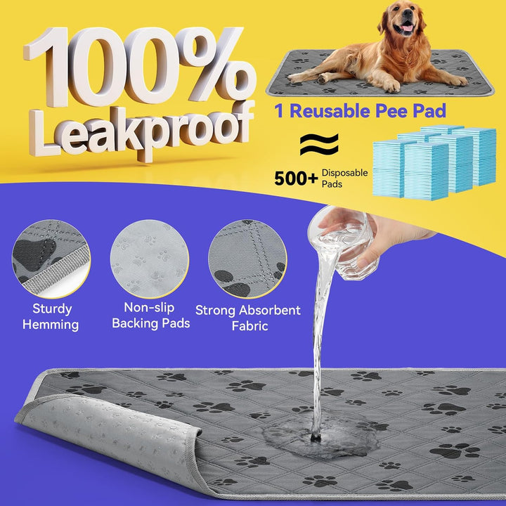 Grosse Hundetoilette Grasmatte mit Tablett, 90 x 60 cm Edelstahl Hundeklo mit 2 Wiederverwendbaren K
