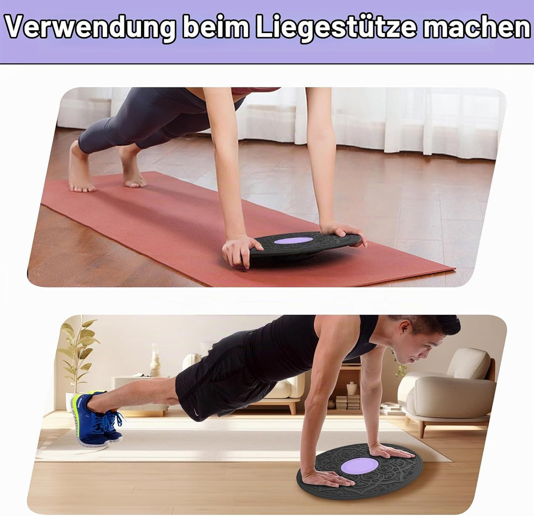 Balance Board, Gleichgewichtstrainer, Balance Pad, Wackelbrett für Erwachsene &amp; Kinder, Wackelbrett