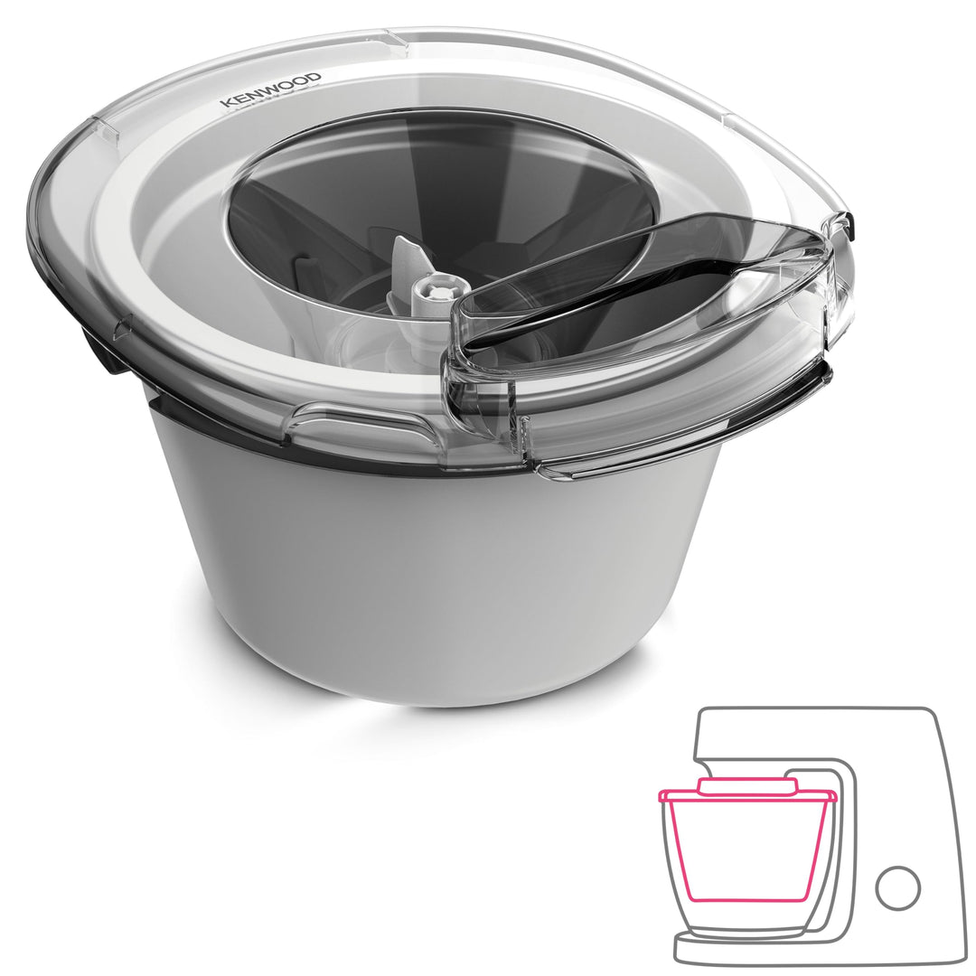 Kenwood KAX71.000WH Eismaschine Gebäckroboter Zubehör Weiss
