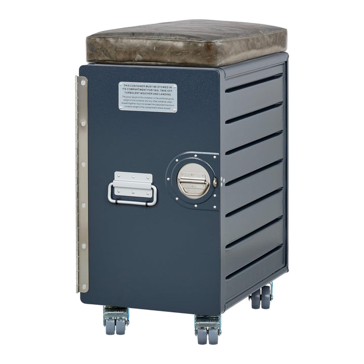 Hocker Schubladenschrank, Rollcontainer, Metallschrank, Büroschrank, Industrial Möbel, Aktenschrank