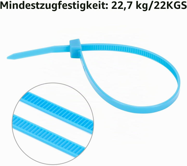 XINGO 1200 Stück Farbige Kabelbinder, 300mm x 4.8mm Kabelbinder farbig bunt, 12 Verschiedene Farbtön