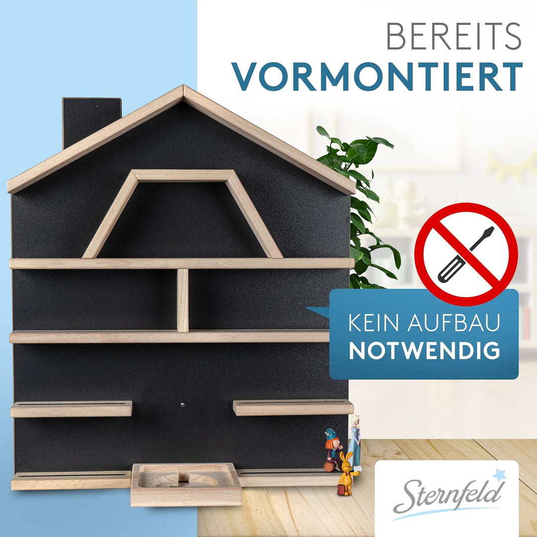 STERNFELD Magnetisches Tonie Regal für Toniebox & Tonies Hörfiguren - Vormontiertes Toniebox Regal [