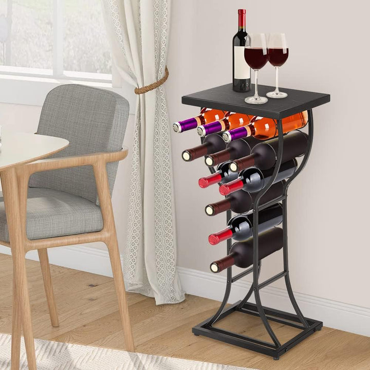 lyrlody Weinregal, Marmoroberfläche Weinschrank Flaschenregal Weinständer Flaschenständer Weinflasch