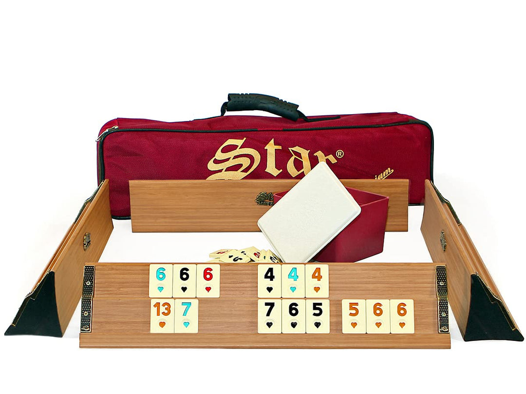 Semus Premium Rummy / Okey mit Melamin Spielsteine Ahsap Okey Takimi Kugelschreiber