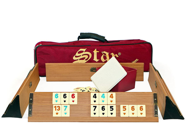 Semus Premium Rummy / Okey mit Melamin Spielsteine Ahsap Okey Takimi Kugelschreiber