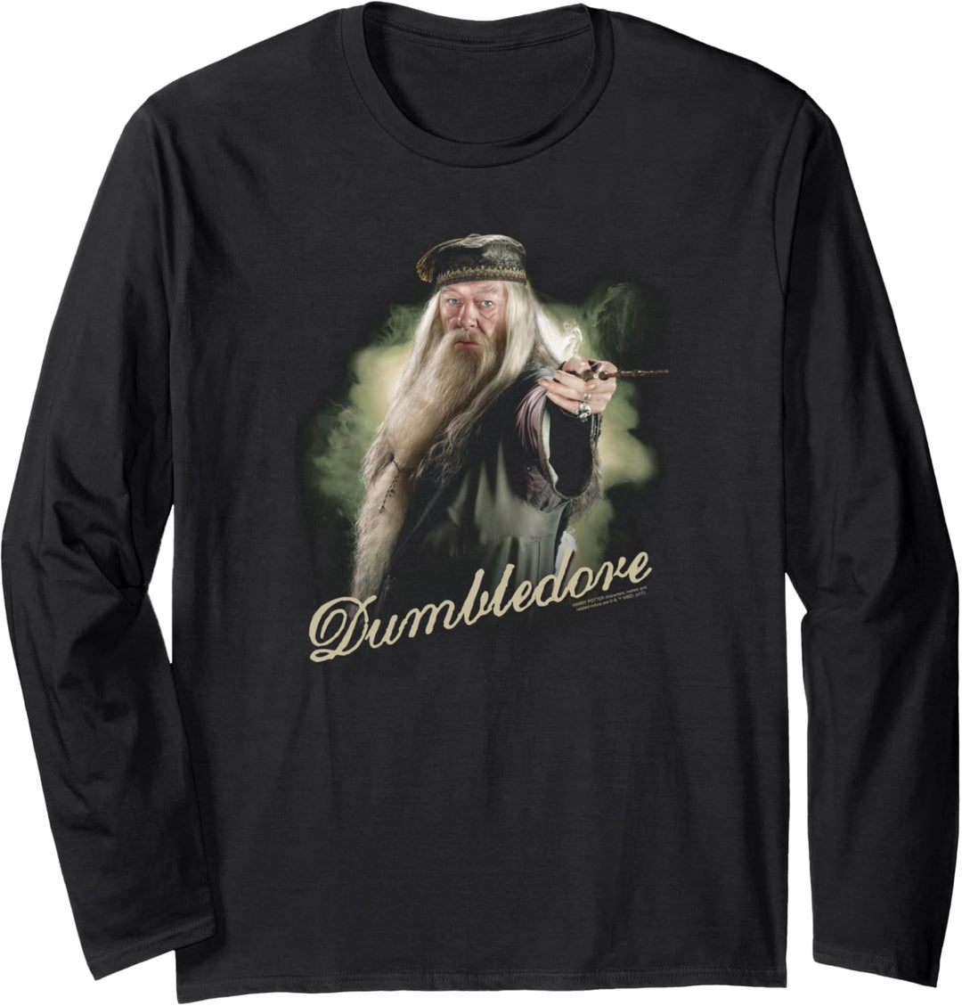 Harry Potter Dumbledore Wand Langarmshirt