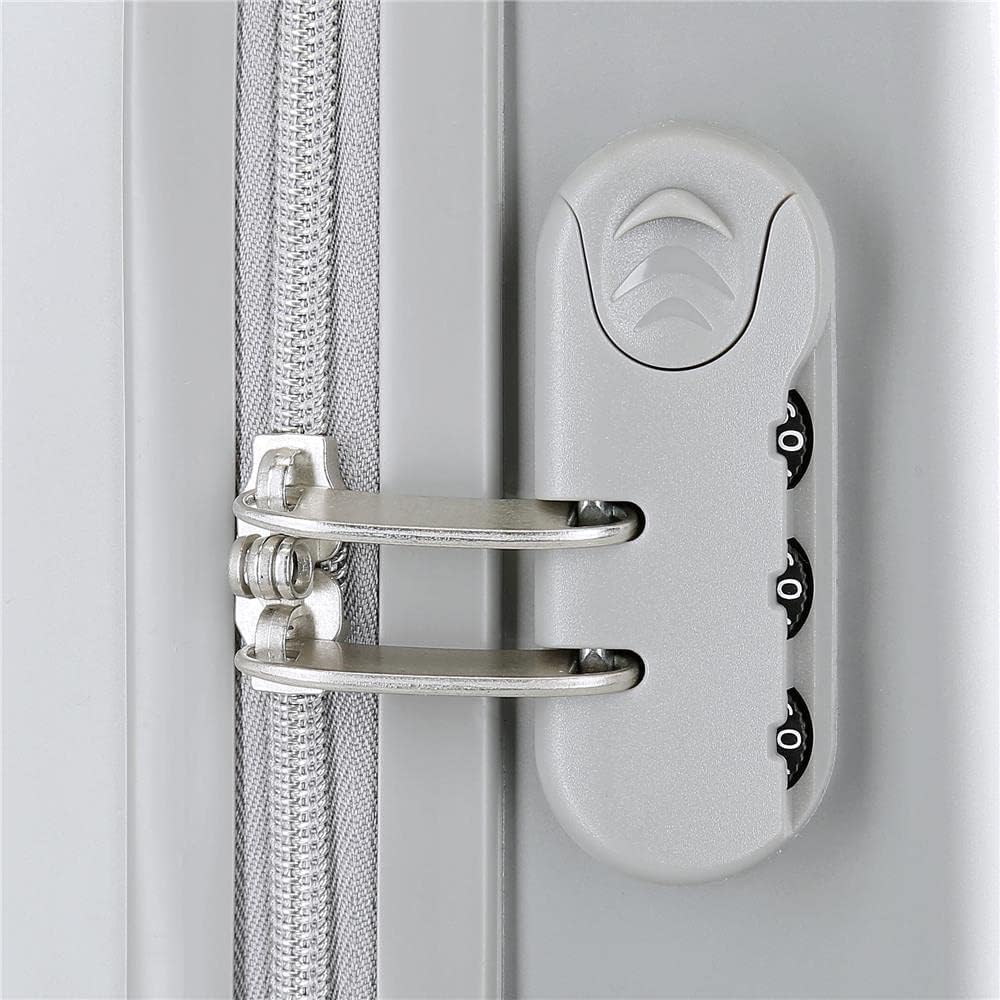 Disney Mickey 100 Kofferset Grau 55/68 cm Starres ABS Seitenkombinationsschloss 104L 6 kg 4 Doppelro