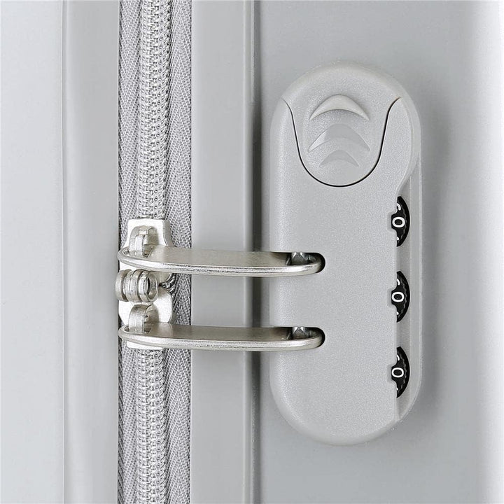 Disney Mickey 100 Kofferset Grau 55/68 cm Starres ABS Seitenkombinationsschloss 104L 6 kg 4 Doppelro