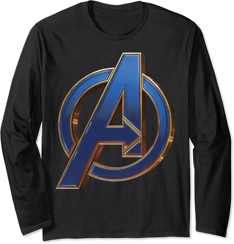 Marvel Avengers: Infinity War A Logo Langarmshirt