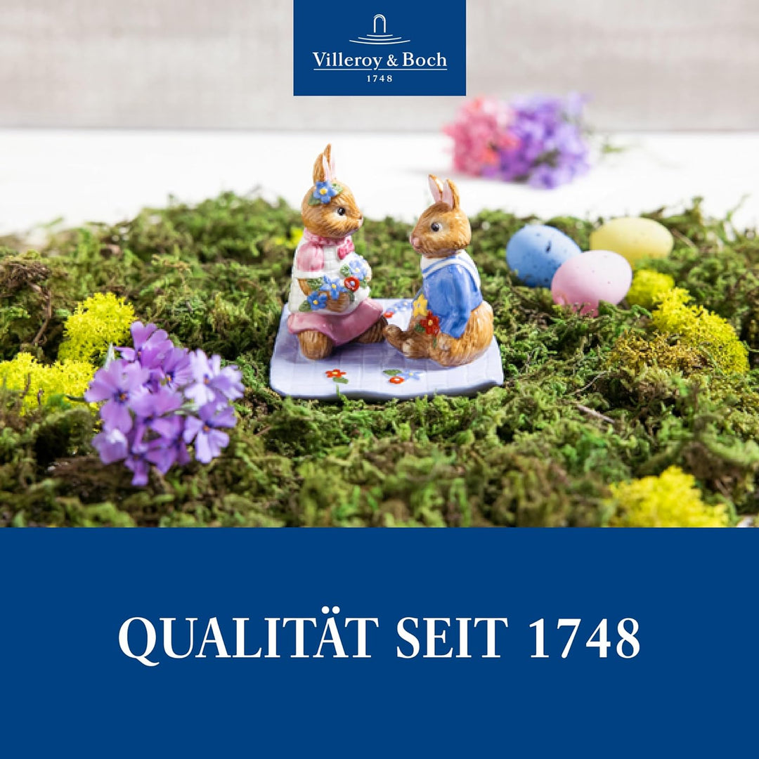 Villeroy & Boch Hasenfigur, Porzellan, Bunt, 8x8x8cm