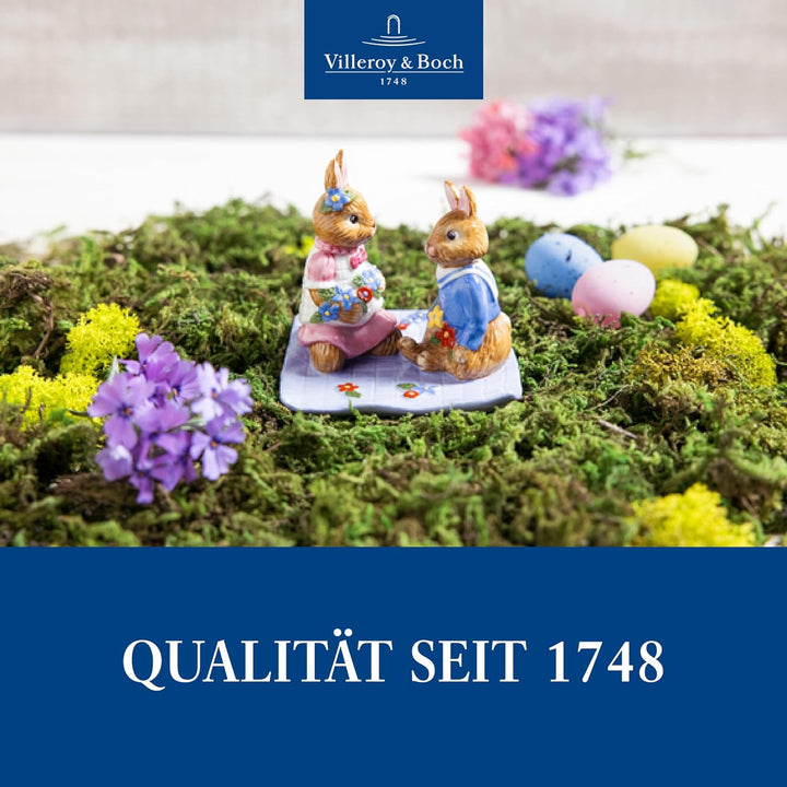 Villeroy & Boch Hasenfigur, Porzellan, Bunt, 8x8x8cm