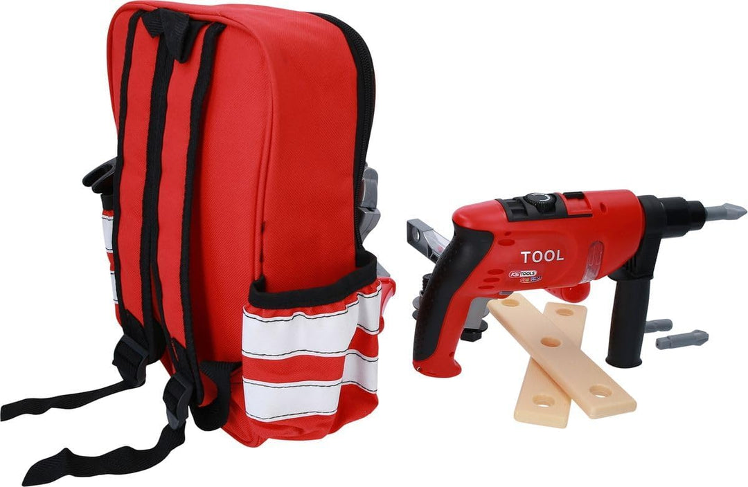 KS Tools for Kids 100201 Werkzeug-Rucksack für Kinder mit Sortiment | 25-tlg.