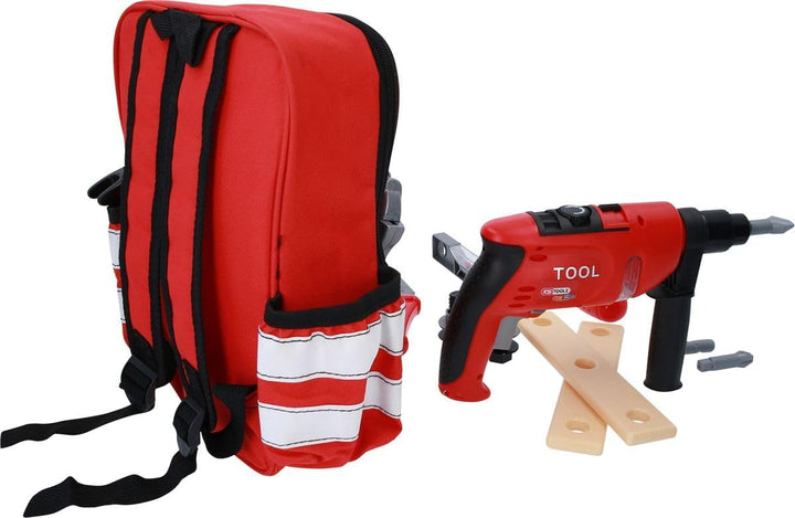KS Tools for Kids 100201 Werkzeug-Rucksack für Kinder mit Sortiment | 25-tlg.