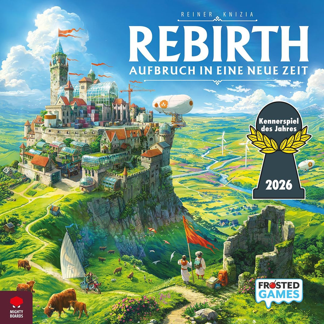 Frosted Games, Rebirth Aufbruch in eine Neue Zeit, DE-Version, Strategisches Kennerspiel für 2-4 Spi