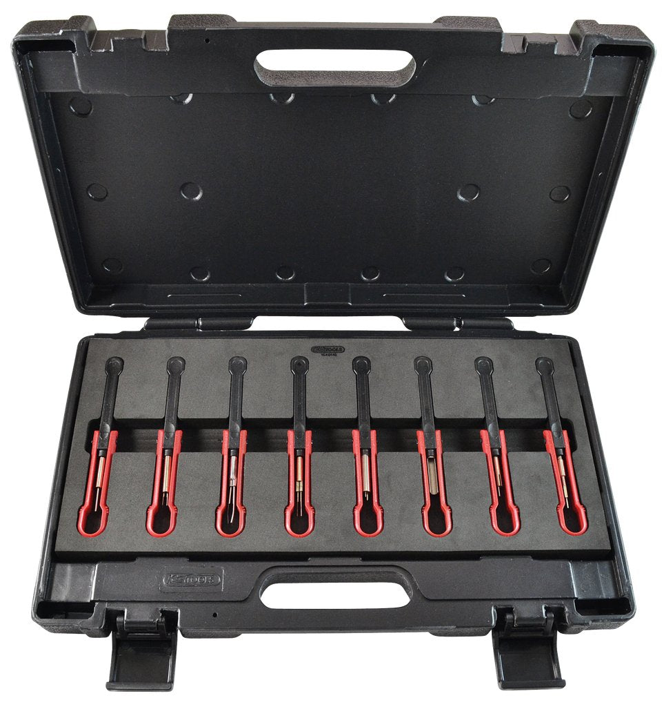 KS Tools 154.0140 PKW-Entriegelungswerkzeug-Satz für die neue Fahrzeuggeneration, 8-tlg.