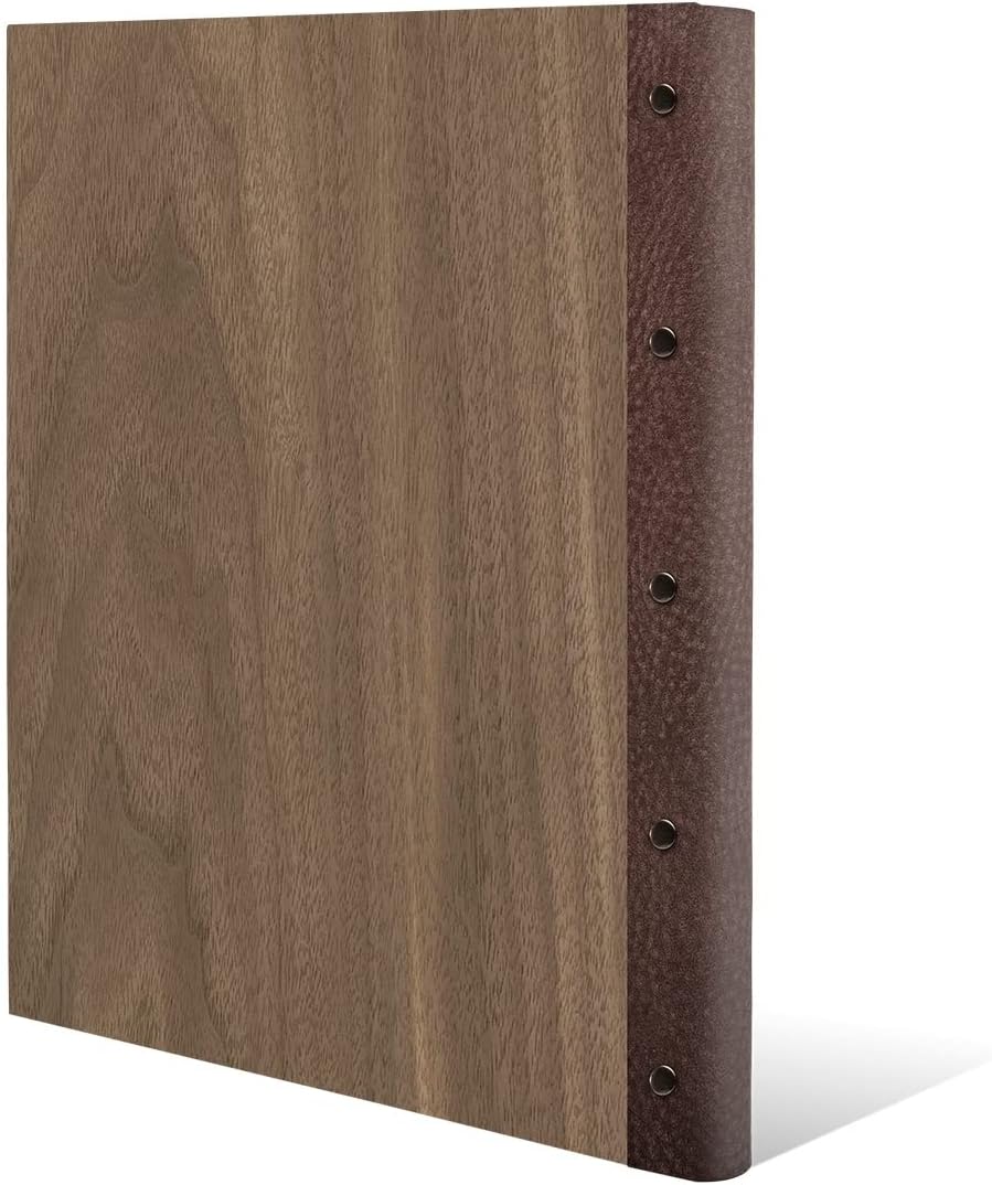 Kartenmachen.de Stammbuch der Familie Holz mit Echtleder Rücken Gravur individuell mit Extras DIN A4