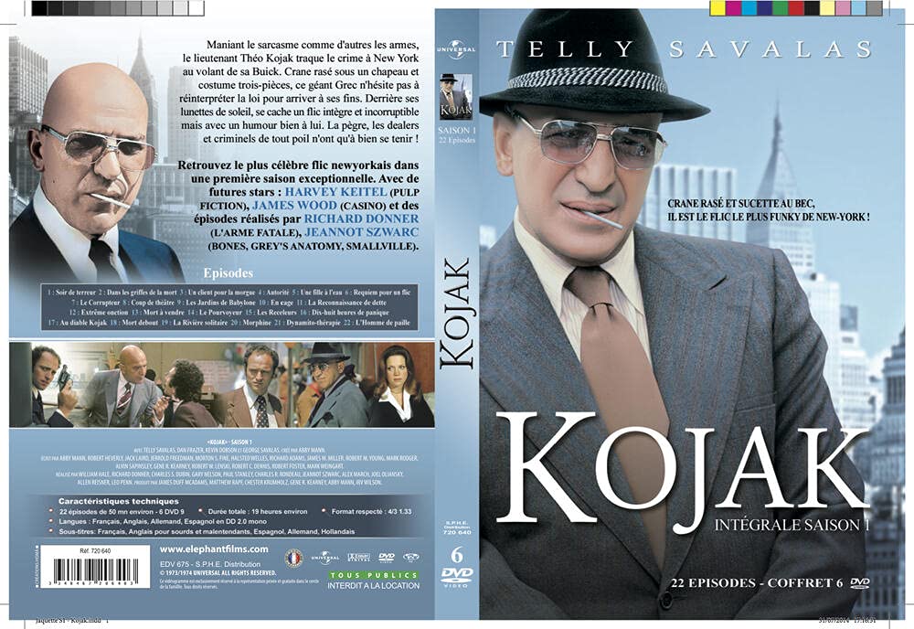 Kojak - Saison 1 - Coffret 6 DVD, DVD