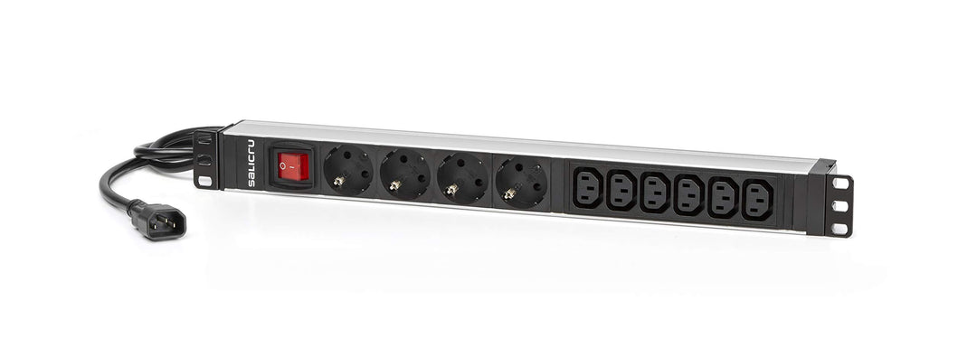 Salicru SPS PDU Stromverteilereinheit (SPS 4F+6F PDU SCH+C13/C14), SPS 4F+6F PDU SCH+C13/C14