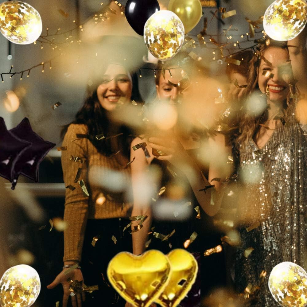 Bea's Party Pappteller gold weihnachten schwarz gold Weiss deko geburtstag mädchen geburtstagsdeko w