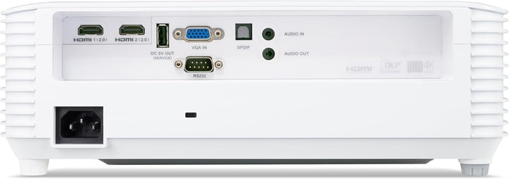 Acer X1827 DLP-Beamer - 4K UHD (3.840 x 2.160 Pixel), 4.000 ANSI Lumen, 10.000:1 Kontrast, 3D, Keyst