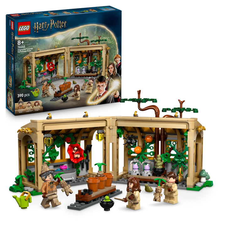 LEGO Harry Potter Schloss Hogwarts: Kräuterkundeunterricht – Spielset mit Neville Longbottom, Hermin