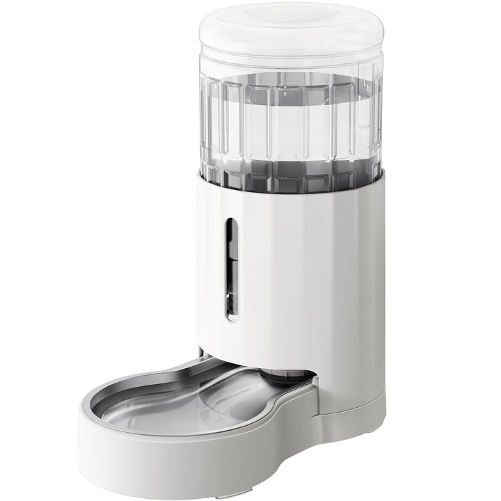 JUNSPOW 7L Edelstahl Haustier Wasserspender, grosse Kapazität Schwerkraft Haustier Tränke, Keine Ele