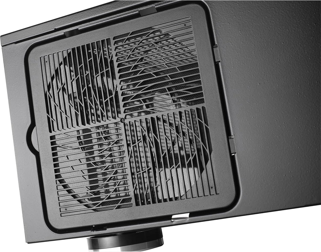 SilverStone Technology SST-GD08B - Grandia HTPC ATX Desktop Gehäuse mit hochleistungsfähigem und ger