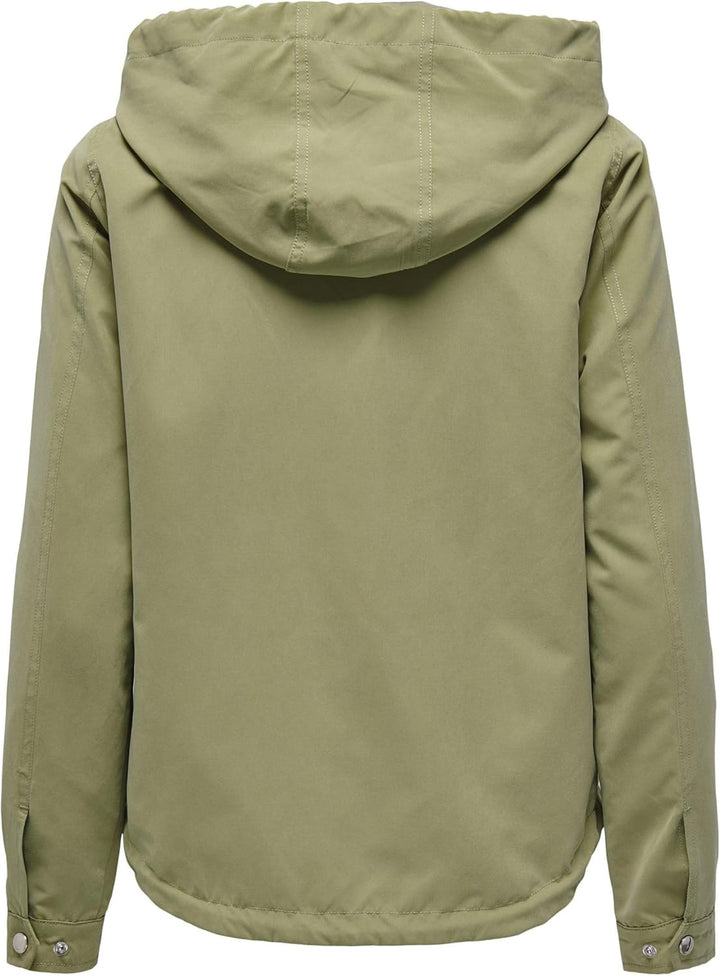 ONLY Damen Onlskylar Hood Spring Jacket Cc OTW Jacke, XS Aloe