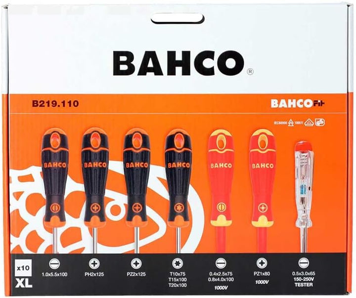 Bahco Fit Xl 10 Pcs Set