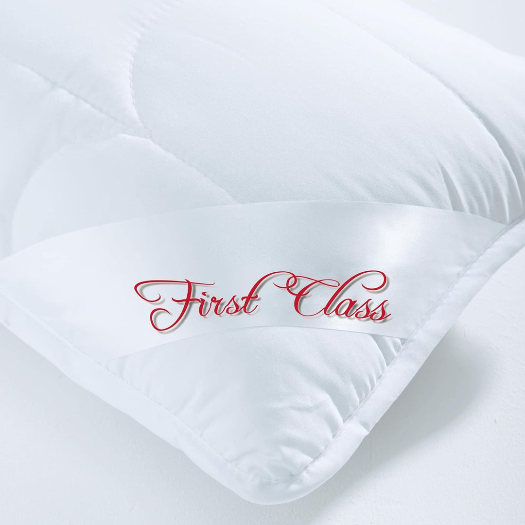 CelinaTex First Class Duo Steppdecken Winterdecke 135 x 200 cm Set mit 1x Kopfkissen 80 x 80 cm Wint
