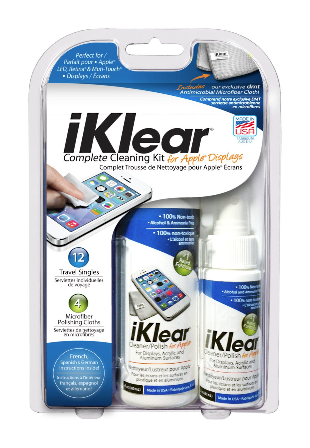 iK-5MCK Polish Cleaning Kit für Apple iPad/iPhone/MacBook Flachbildschirme