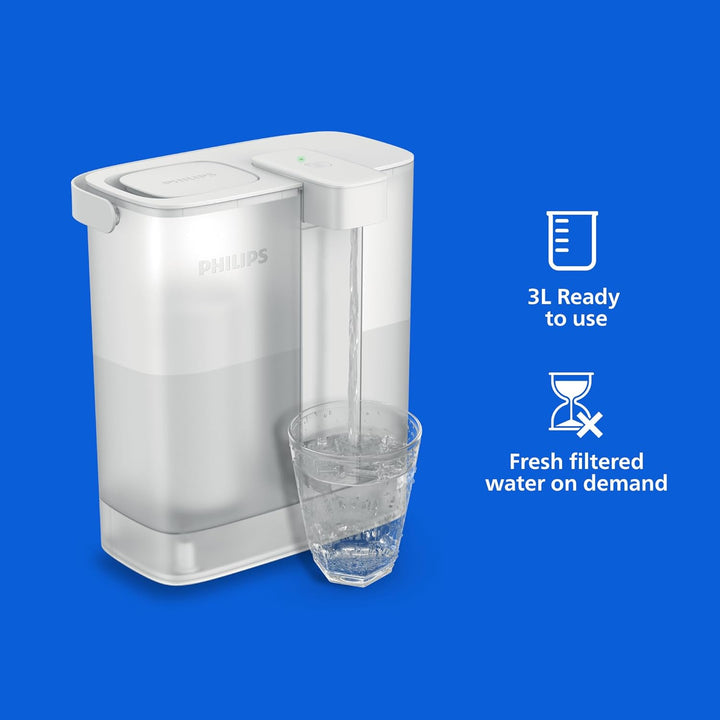 Philips Water Ersatzfilter für Wasserdispenser mit gefiltertem Wasser auf Knopfdruck – 3er-Pack, Ges