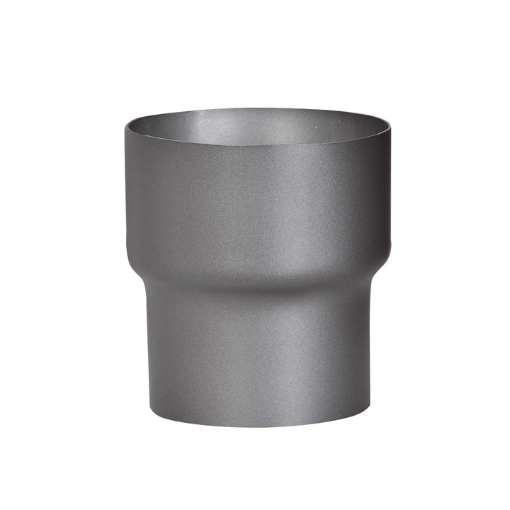 FIREFIX RD150/Ü8 Übergangsstück (Erweiterung) für 2 mm Starke Rauchrohre, dunkelgrau lackiert, von 1