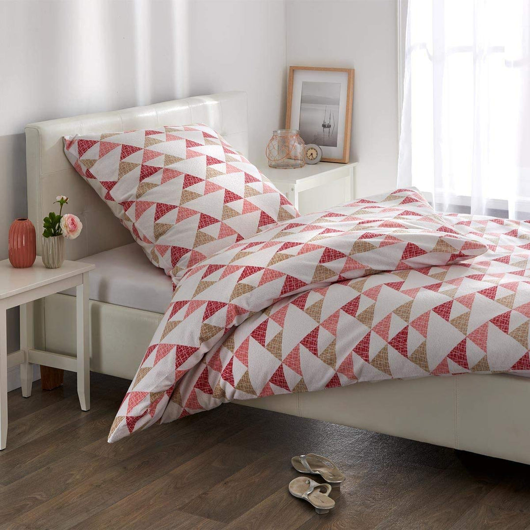 Traumschlaf Frottee Bettwäsche Christin 1 Bettbezug 135 x 200 cm + 1 Kissenbezug 80 x 80 cm, 1 Bettb
