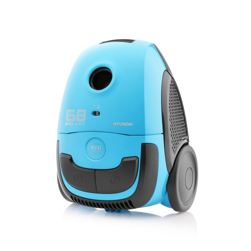 Staubsauger mit Beutel VC068LB I 800 W I ECO-Motor I 2l Volumen I Blau