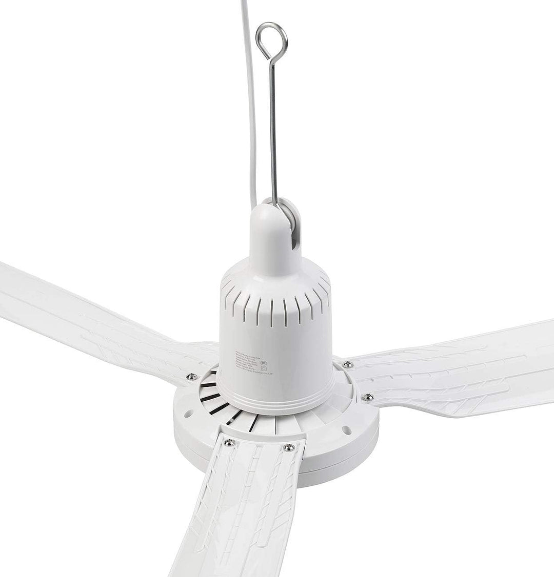 Sichler Haushaltsgeräte Deckenventilator: Mobiler XXL-Decken-Ventilator, 3 Flügel, Timer, Haken, 105