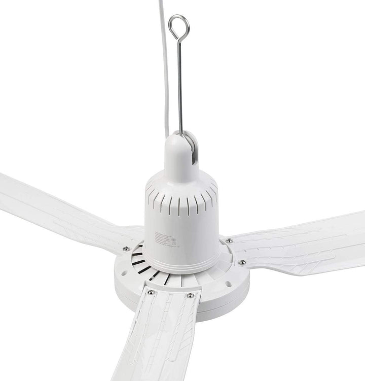 Sichler Haushaltsgeräte Deckenventilator: Mobiler XXL-Decken-Ventilator, 3 Flügel, Timer, Haken, 105